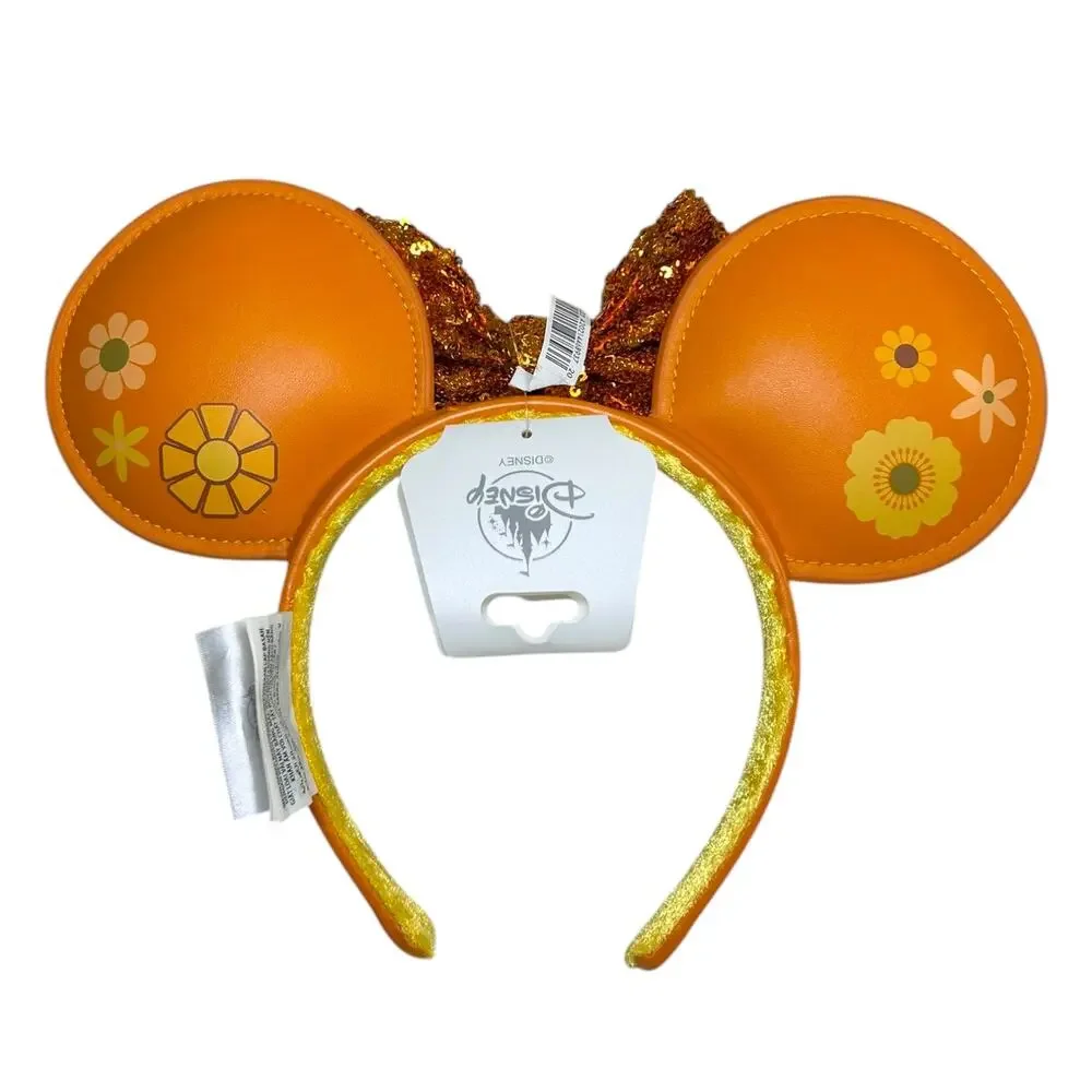 Disney World NWT Minnie Ear Headband Orange Bird Epcot Flower Garden Festival OS
